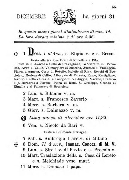 Nuovo almanacco - Guida della Valsesia