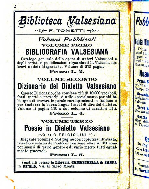 Nuovo almanacco - Guida della Valsesia