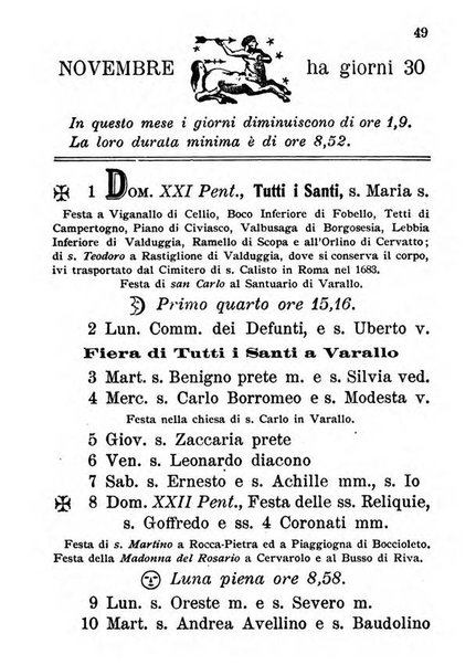 Nuovo almanacco - Guida della Valsesia