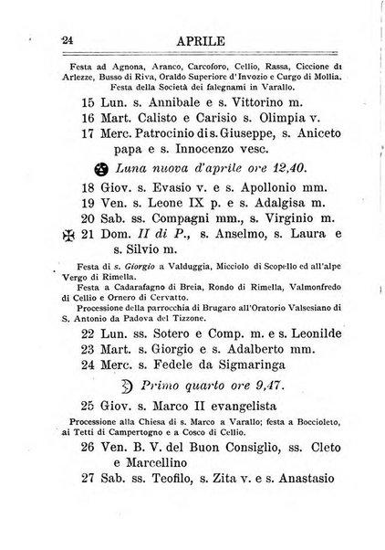 Nuovo almanacco - Guida della Valsesia