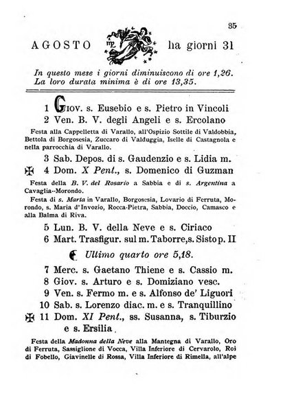 Nuovo almanacco - Guida della Valsesia