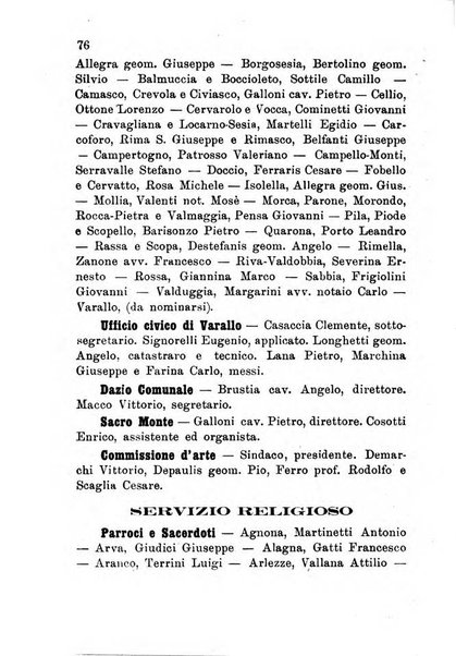 Nuovo almanacco - Guida della Valsesia