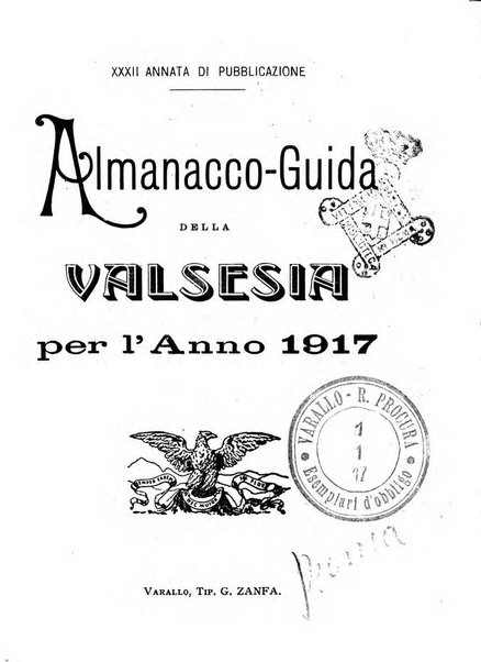 Nuovo almanacco - Guida della Valsesia