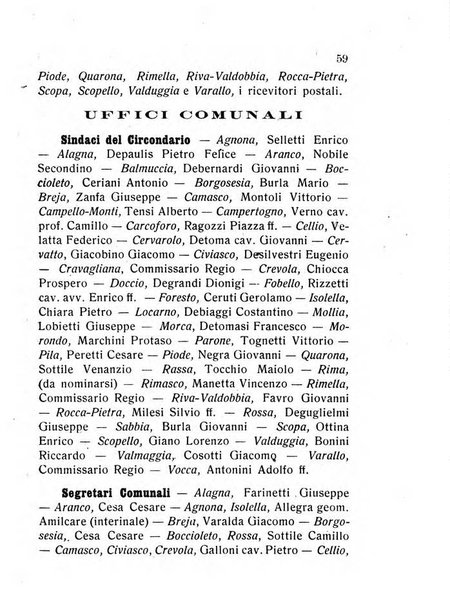 Nuovo almanacco - Guida della Valsesia