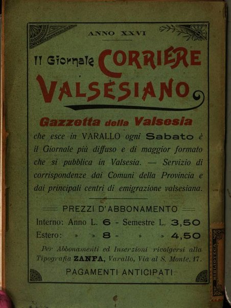 Nuovo almanacco - Guida della Valsesia