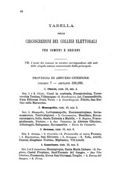 Manuale ad uso dei senatori del Regno e dei deputati contenente lo Statuto e i plebisciti, la legge elettorale, i regolamenti delle due Camere, le principali leggi organiche dllo Stato, gli elenchi dei senatori del Regno, dei deputati e dei ministeri succedutisi durante la ... legislazione