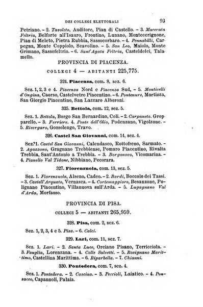 Manuale ad uso dei senatori del Regno e dei deputati contenente lo Statuto e i plebisciti, la legge elettorale, i regolamenti delle due Camere, le principali leggi organiche dllo Stato, gli elenchi dei senatori del Regno, dei deputati e dei ministeri succedutisi durante la ... legislazione