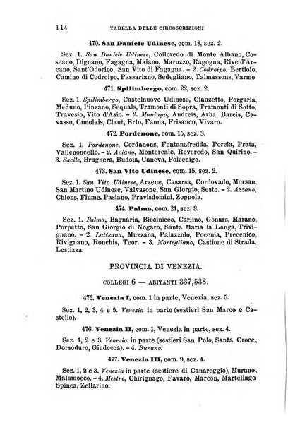 Manuale ad uso dei senatori del Regno e dei deputati contenente lo Statuto e i plebisciti, la legge elettorale, i regolamenti delle due Camere, le principali leggi organiche dllo Stato, gli elenchi dei senatori del Regno, dei deputati e dei ministeri succedutisi durante la ... legislazione