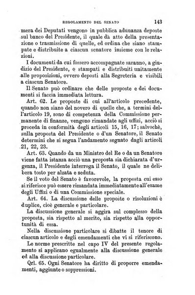 Manuale ad uso dei senatori del Regno e dei deputati contenente lo Statuto e i plebisciti, la legge elettorale, i regolamenti delle due Camere, le principali leggi organiche dllo Stato, gli elenchi dei senatori del Regno, dei deputati e dei ministeri succedutisi durante la ... legislazione