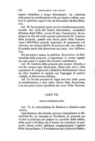 Manuale ad uso dei senatori del Regno e dei deputati contenente lo Statuto e i plebisciti, la legge elettorale, i regolamenti delle due Camere, le principali leggi organiche dllo Stato, gli elenchi dei senatori del Regno, dei deputati e dei ministeri succedutisi durante la ... legislazione