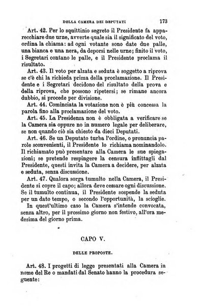 Manuale ad uso dei senatori del Regno e dei deputati contenente lo Statuto e i plebisciti, la legge elettorale, i regolamenti delle due Camere, le principali leggi organiche dllo Stato, gli elenchi dei senatori del Regno, dei deputati e dei ministeri succedutisi durante la ... legislazione