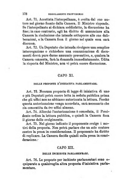 Manuale ad uso dei senatori del Regno e dei deputati contenente lo Statuto e i plebisciti, la legge elettorale, i regolamenti delle due Camere, le principali leggi organiche dllo Stato, gli elenchi dei senatori del Regno, dei deputati e dei ministeri succedutisi durante la ... legislazione