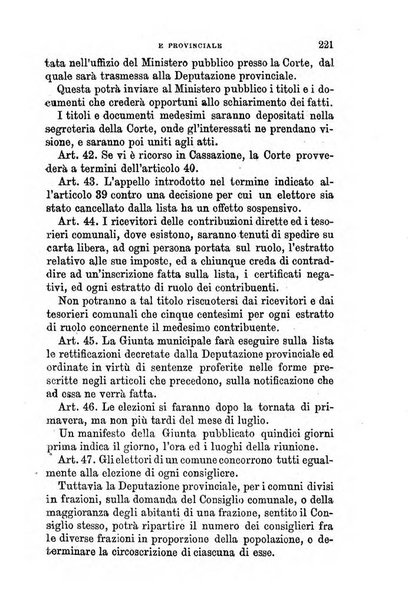 Manuale ad uso dei senatori del Regno e dei deputati contenente lo Statuto e i plebisciti, la legge elettorale, i regolamenti delle due Camere, le principali leggi organiche dllo Stato, gli elenchi dei senatori del Regno, dei deputati e dei ministeri succedutisi durante la ... legislazione