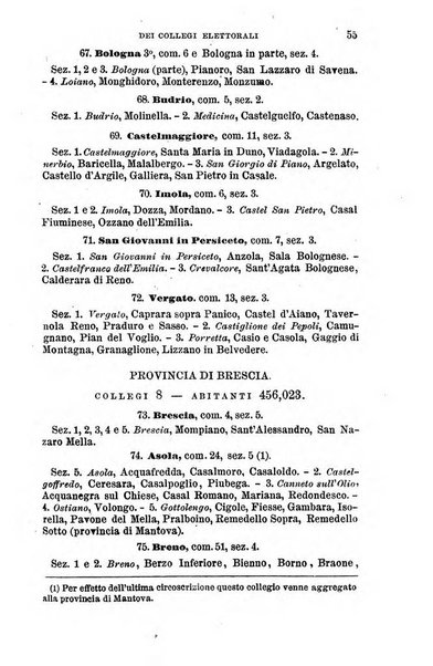 Manuale ad uso dei senatori del Regno e dei deputati contenente lo Statuto e i plebisciti, la legge elettorale, i regolamenti delle due Camere, le principali leggi organiche dllo Stato, gli elenchi dei senatori del Regno, dei deputati e dei ministeri succedutisi durante la ... legislazione