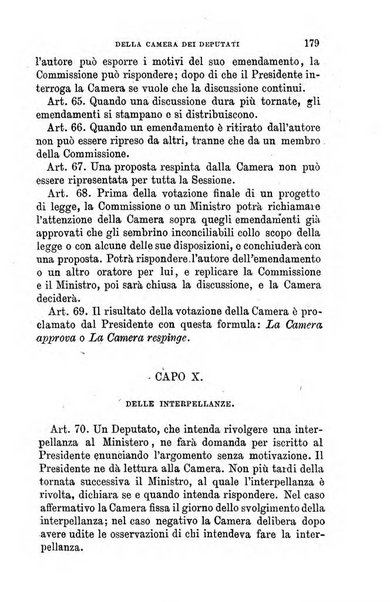 Manuale ad uso dei senatori del Regno e dei deputati contenente lo Statuto e i plebisciti, la legge elettorale, i regolamenti delle due Camere, le principali leggi organiche dllo Stato, gli elenchi dei senatori del Regno, dei deputati e dei ministeri succedutisi durante la ... legislazione