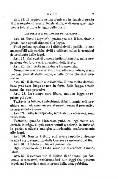 Manuale ad uso dei senatori del Regno e dei deputati contenente lo Statuto e i plebisciti, la legge elettorale, i regolamenti delle due Camere, le principali leggi organiche dllo Stato, gli elenchi dei senatori del Regno, dei deputati e dei ministeri succedutisi durante la ... legislazione