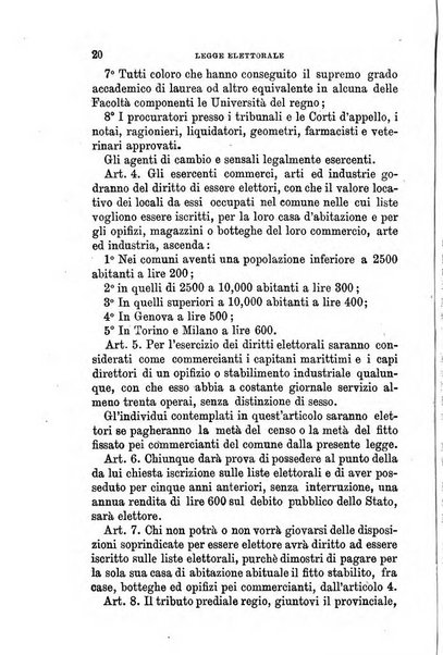 Manuale ad uso dei senatori del Regno e dei deputati contenente lo Statuto e i plebisciti, la legge elettorale, i regolamenti delle due Camere, le principali leggi organiche dllo Stato, gli elenchi dei senatori del Regno, dei deputati e dei ministeri succedutisi durante la ... legislazione