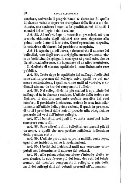 Manuale ad uso dei senatori del Regno e dei deputati contenente lo Statuto e i plebisciti, la legge elettorale, i regolamenti delle due Camere, le principali leggi organiche dllo Stato, gli elenchi dei senatori del Regno, dei deputati e dei ministeri succedutisi durante la ... legislazione