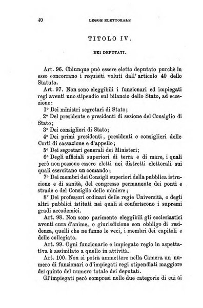 Manuale ad uso dei senatori del Regno e dei deputati contenente lo Statuto e i plebisciti, la legge elettorale, i regolamenti delle due Camere, le principali leggi organiche dllo Stato, gli elenchi dei senatori del Regno, dei deputati e dei ministeri succedutisi durante la ... legislazione