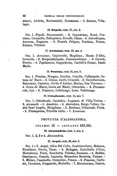 Manuale ad uso dei senatori del Regno e dei deputati contenente lo Statuto e i plebisciti, la legge elettorale, i regolamenti delle due Camere, le principali leggi organiche dllo Stato, gli elenchi dei senatori del Regno, dei deputati e dei ministeri succedutisi durante la ... legislazione