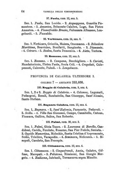 Manuale ad uso dei senatori del Regno e dei deputati contenente lo Statuto e i plebisciti, la legge elettorale, i regolamenti delle due Camere, le principali leggi organiche dllo Stato, gli elenchi dei senatori del Regno, dei deputati e dei ministeri succedutisi durante la ... legislazione