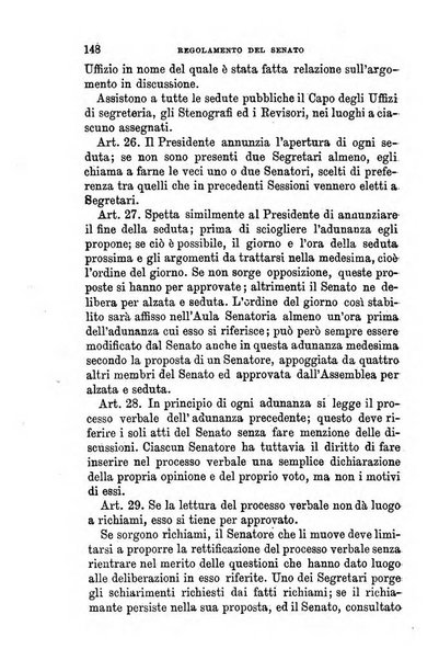 Manuale ad uso dei senatori del Regno e dei deputati contenente lo Statuto e i plebisciti, la legge elettorale, i regolamenti delle due Camere, le principali leggi organiche dllo Stato, gli elenchi dei senatori del Regno, dei deputati e dei ministeri succedutisi durante la ... legislazione