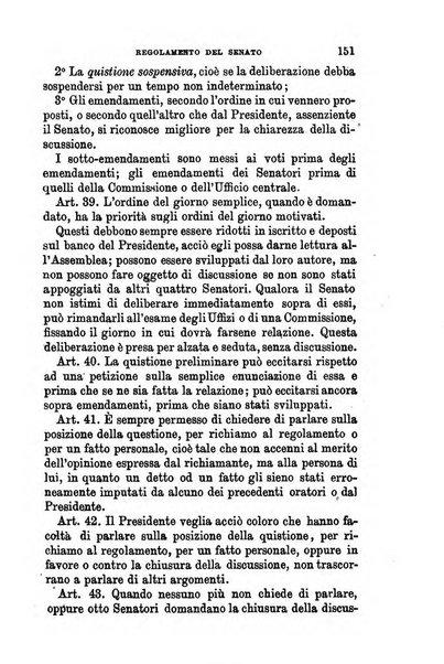 Manuale ad uso dei senatori del Regno e dei deputati contenente lo Statuto e i plebisciti, la legge elettorale, i regolamenti delle due Camere, le principali leggi organiche dllo Stato, gli elenchi dei senatori del Regno, dei deputati e dei ministeri succedutisi durante la ... legislazione