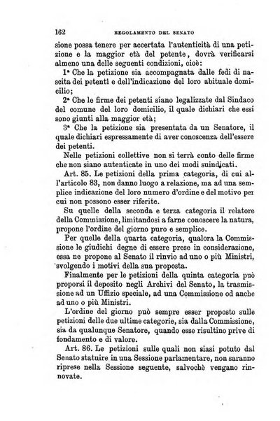 Manuale ad uso dei senatori del Regno e dei deputati contenente lo Statuto e i plebisciti, la legge elettorale, i regolamenti delle due Camere, le principali leggi organiche dllo Stato, gli elenchi dei senatori del Regno, dei deputati e dei ministeri succedutisi durante la ... legislazione