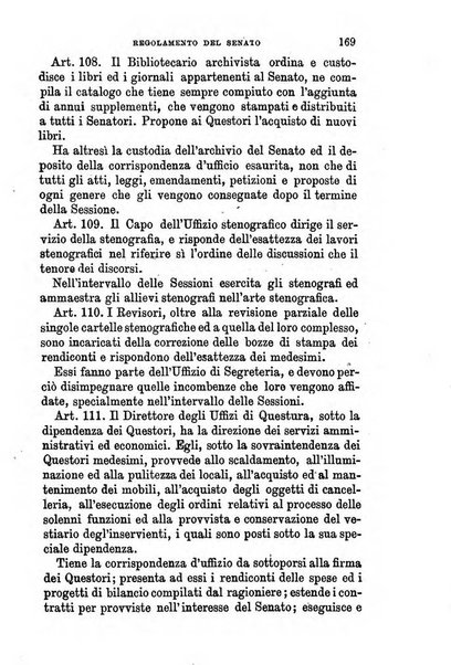 Manuale ad uso dei senatori del Regno e dei deputati contenente lo Statuto e i plebisciti, la legge elettorale, i regolamenti delle due Camere, le principali leggi organiche dllo Stato, gli elenchi dei senatori del Regno, dei deputati e dei ministeri succedutisi durante la ... legislazione