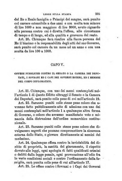 Manuale ad uso dei senatori del Regno e dei deputati contenente lo Statuto e i plebisciti, la legge elettorale, i regolamenti delle due Camere, le principali leggi organiche dllo Stato, gli elenchi dei senatori del Regno, dei deputati e dei ministeri succedutisi durante la ... legislazione