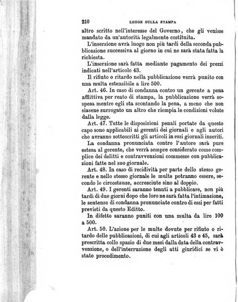 Manuale ad uso dei senatori del Regno e dei deputati contenente lo Statuto e i plebisciti, la legge elettorale, i regolamenti delle due Camere, le principali leggi organiche dllo Stato, gli elenchi dei senatori del Regno, dei deputati e dei ministeri succedutisi durante la ... legislazione