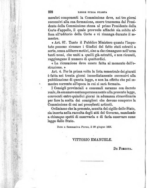 Manuale ad uso dei senatori del Regno e dei deputati contenente lo Statuto e i plebisciti, la legge elettorale, i regolamenti delle due Camere, le principali leggi organiche dllo Stato, gli elenchi dei senatori del Regno, dei deputati e dei ministeri succedutisi durante la ... legislazione