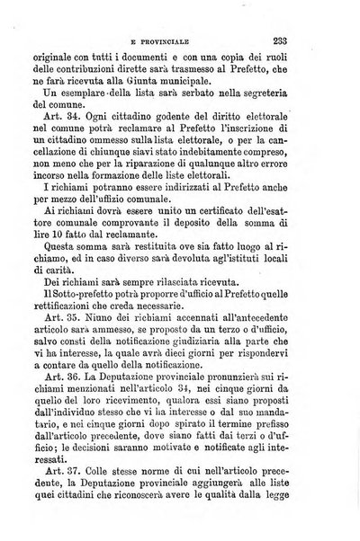 Manuale ad uso dei senatori del Regno e dei deputati contenente lo Statuto e i plebisciti, la legge elettorale, i regolamenti delle due Camere, le principali leggi organiche dllo Stato, gli elenchi dei senatori del Regno, dei deputati e dei ministeri succedutisi durante la ... legislazione