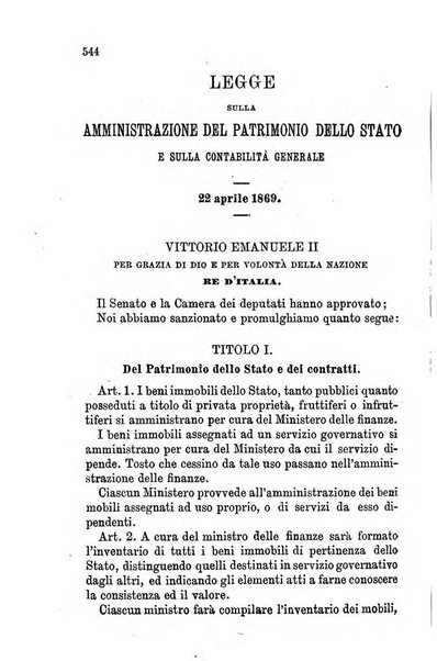 Manuale ad uso dei senatori del Regno e dei deputati contenente lo Statuto e i plebisciti, la legge elettorale, i regolamenti delle due Camere, le principali leggi organiche dllo Stato, gli elenchi dei senatori del Regno, dei deputati e dei ministeri succedutisi durante la ... legislazione