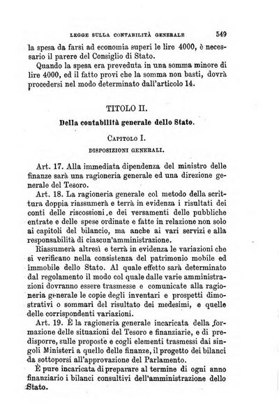 Manuale ad uso dei senatori del Regno e dei deputati contenente lo Statuto e i plebisciti, la legge elettorale, i regolamenti delle due Camere, le principali leggi organiche dllo Stato, gli elenchi dei senatori del Regno, dei deputati e dei ministeri succedutisi durante la ... legislazione