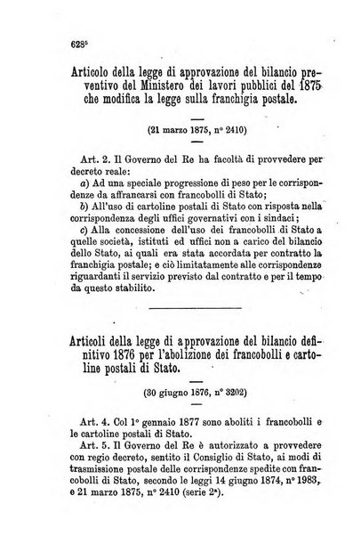 Manuale ad uso dei senatori del Regno e dei deputati contenente lo Statuto e i plebisciti, la legge elettorale, i regolamenti delle due Camere, le principali leggi organiche dllo Stato, gli elenchi dei senatori del Regno, dei deputati e dei ministeri succedutisi durante la ... legislazione