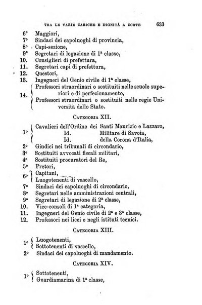 Manuale ad uso dei senatori del Regno e dei deputati contenente lo Statuto e i plebisciti, la legge elettorale, i regolamenti delle due Camere, le principali leggi organiche dllo Stato, gli elenchi dei senatori del Regno, dei deputati e dei ministeri succedutisi durante la ... legislazione