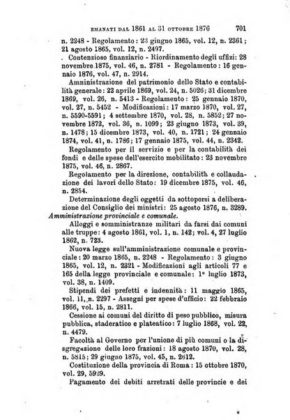 Manuale ad uso dei senatori del Regno e dei deputati contenente lo Statuto e i plebisciti, la legge elettorale, i regolamenti delle due Camere, le principali leggi organiche dllo Stato, gli elenchi dei senatori del Regno, dei deputati e dei ministeri succedutisi durante la ... legislazione