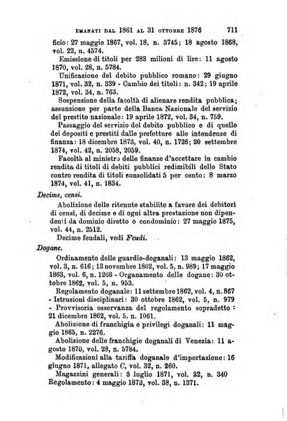 Manuale ad uso dei senatori del Regno e dei deputati contenente lo Statuto e i plebisciti, la legge elettorale, i regolamenti delle due Camere, le principali leggi organiche dllo Stato, gli elenchi dei senatori del Regno, dei deputati e dei ministeri succedutisi durante la ... legislazione