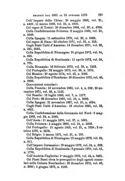 Manuale ad uso dei senatori del Regno e dei deputati contenente lo Statuto e i plebisciti, la legge elettorale, i regolamenti delle due Camere, le principali leggi organiche dllo Stato, gli elenchi dei senatori del Regno, dei deputati e dei ministeri succedutisi durante la ... legislazione