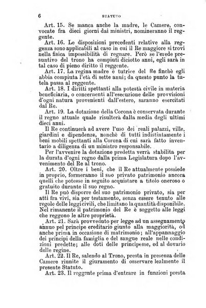 Manuale ad uso dei senatori del Regno e dei deputati contenente lo Statuto e i plebisciti, la legge elettorale, i regolamenti delle due Camere, le principali leggi organiche dllo Stato, gli elenchi dei senatori del Regno, dei deputati e dei ministeri succedutisi durante la ... legislazione