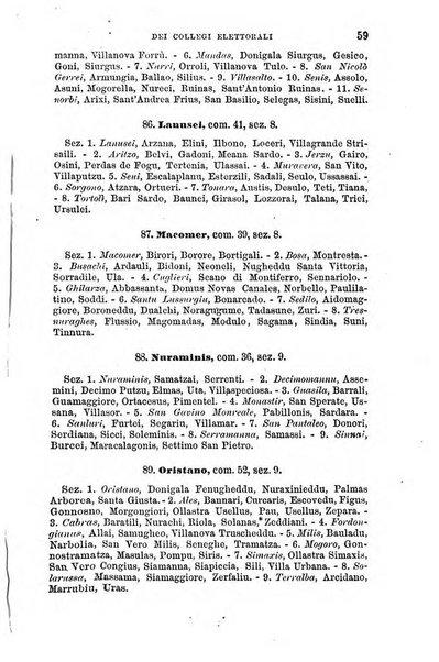 Manuale ad uso dei senatori del Regno e dei deputati contenente lo Statuto e i plebisciti, la legge elettorale, i regolamenti delle due Camere, le principali leggi organiche dllo Stato, gli elenchi dei senatori del Regno, dei deputati e dei ministeri succedutisi durante la ... legislazione