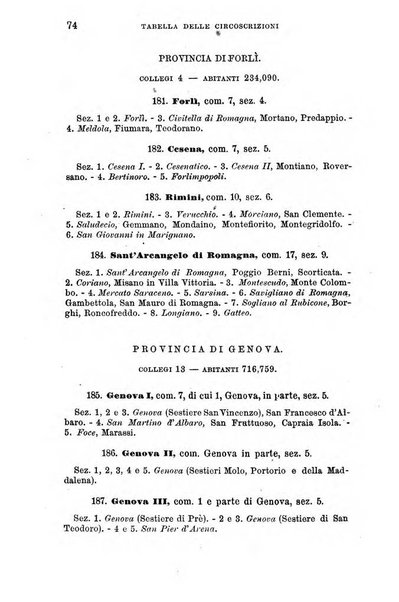 Manuale ad uso dei senatori del Regno e dei deputati contenente lo Statuto e i plebisciti, la legge elettorale, i regolamenti delle due Camere, le principali leggi organiche dllo Stato, gli elenchi dei senatori del Regno, dei deputati e dei ministeri succedutisi durante la ... legislazione