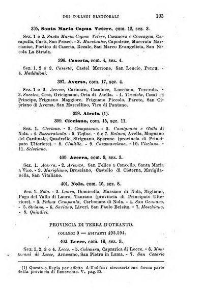 Manuale ad uso dei senatori del Regno e dei deputati contenente lo Statuto e i plebisciti, la legge elettorale, i regolamenti delle due Camere, le principali leggi organiche dllo Stato, gli elenchi dei senatori del Regno, dei deputati e dei ministeri succedutisi durante la ... legislazione