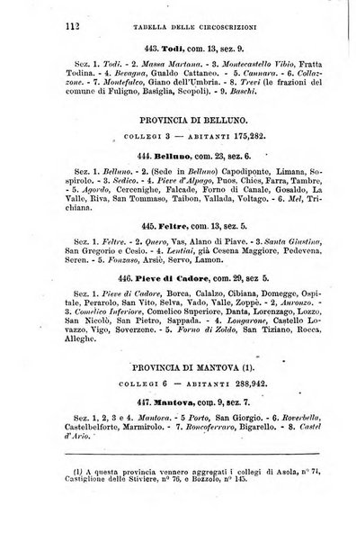 Manuale ad uso dei senatori del Regno e dei deputati contenente lo Statuto e i plebisciti, la legge elettorale, i regolamenti delle due Camere, le principali leggi organiche dllo Stato, gli elenchi dei senatori del Regno, dei deputati e dei ministeri succedutisi durante la ... legislazione