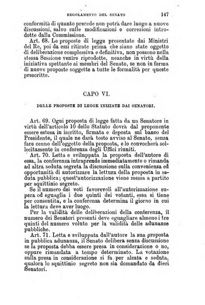 Manuale ad uso dei senatori del Regno e dei deputati contenente lo Statuto e i plebisciti, la legge elettorale, i regolamenti delle due Camere, le principali leggi organiche dllo Stato, gli elenchi dei senatori del Regno, dei deputati e dei ministeri succedutisi durante la ... legislazione