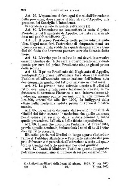 Manuale ad uso dei senatori del Regno e dei deputati contenente lo Statuto e i plebisciti, la legge elettorale, i regolamenti delle due Camere, le principali leggi organiche dllo Stato, gli elenchi dei senatori del Regno, dei deputati e dei ministeri succedutisi durante la ... legislazione