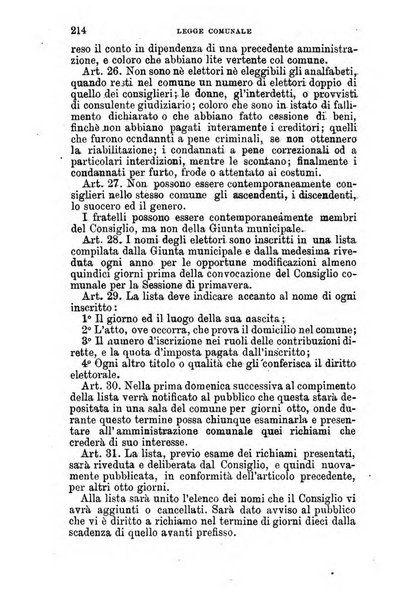 Manuale ad uso dei senatori del Regno e dei deputati contenente lo Statuto e i plebisciti, la legge elettorale, i regolamenti delle due Camere, le principali leggi organiche dllo Stato, gli elenchi dei senatori del Regno, dei deputati e dei ministeri succedutisi durante la ... legislazione