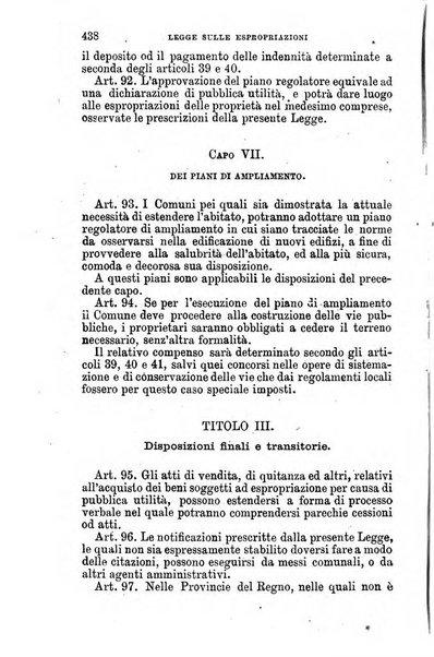 Manuale ad uso dei senatori del Regno e dei deputati contenente lo Statuto e i plebisciti, la legge elettorale, i regolamenti delle due Camere, le principali leggi organiche dllo Stato, gli elenchi dei senatori del Regno, dei deputati e dei ministeri succedutisi durante la ... legislazione