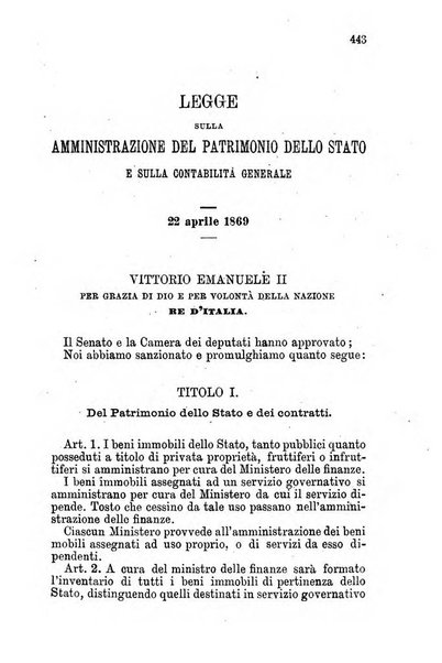 Manuale ad uso dei senatori del Regno e dei deputati contenente lo Statuto e i plebisciti, la legge elettorale, i regolamenti delle due Camere, le principali leggi organiche dllo Stato, gli elenchi dei senatori del Regno, dei deputati e dei ministeri succedutisi durante la ... legislazione